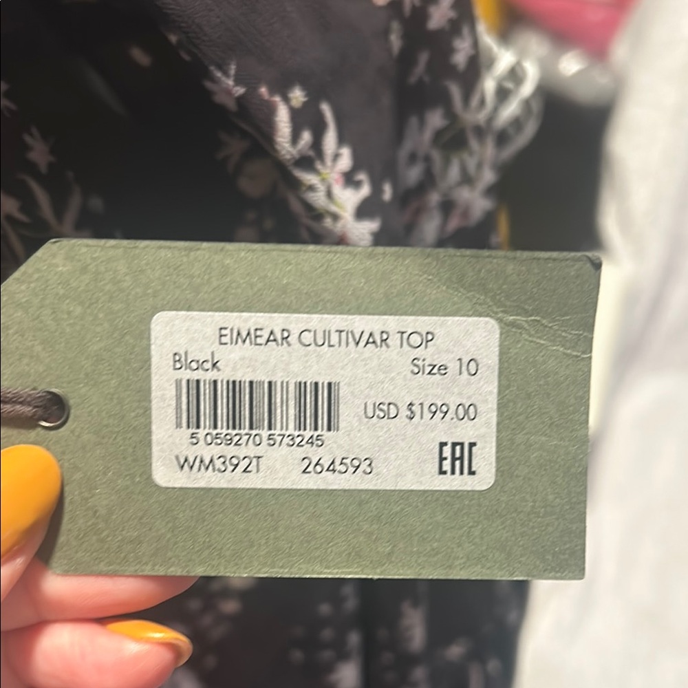 All Saints Elmear Cultivator Top Size 10 - Picture 8 of 11